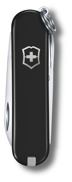Нож перочинный Victorinox Classic Dark Illusion (0.6223.3G) 58мм 7функц. черный карт.коробка
