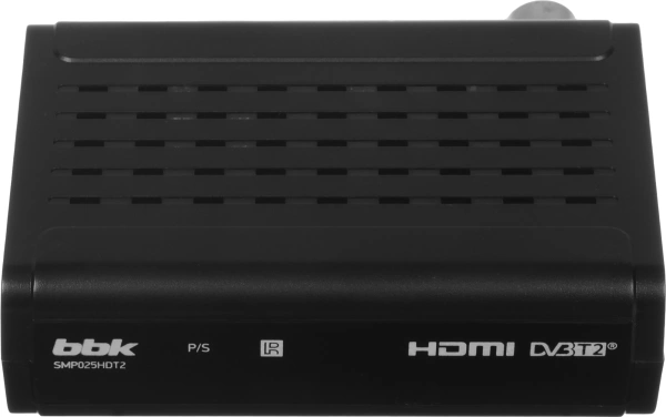 Ресивер DVB-T2 BBK SMP025HDT2 черный