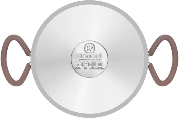 Кастрюля Rondell Etery RDS-1600 5.1л. d=24см (с крышкой) стальной