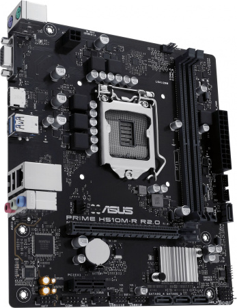 Материнская плата Asus PRIME H510M-R R2.0-SI Soc-1200 Intel H470 2xDDR4 mATX AC`97 8ch(7.1) GbLAN+VGA+HDMI White Box