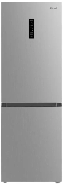 Холодильник Weissgauff WRK 185 Total NoFrost Inverter Inox 2-хкамерн. нержавеющая сталь инвертер