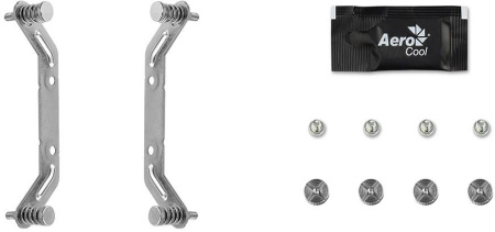 Устройство охлаждения(кулер) Aerocool Cylon 3H Soc-AM5/AM4/1151/1200/1700 4-pin 13-24dB Al+Cu 125W 480gr LED Ret