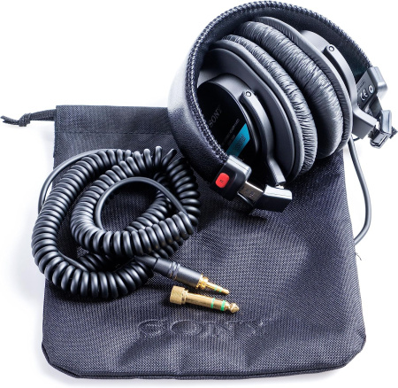 Гарнитура мониторные Sony MDR-7506 3м черный проводные