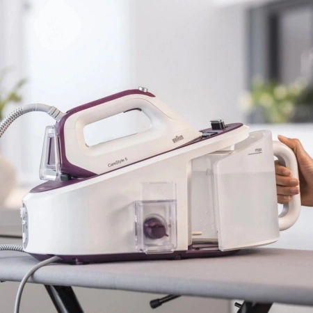 Парогенератор Braun IS5155WH 2400Вт белый/сиреневый