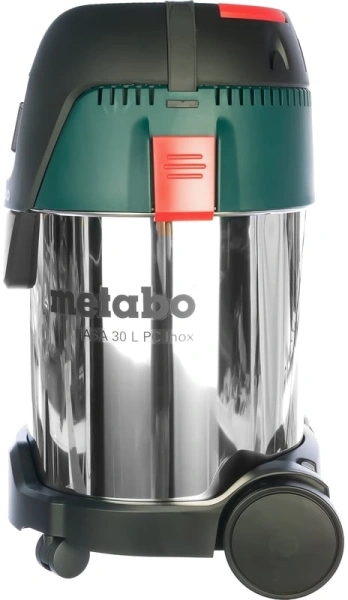 Строительный пылесос Metabo ASA 30 L PC Inox 1250Вт (уборка: сухая/влажная) зеленый