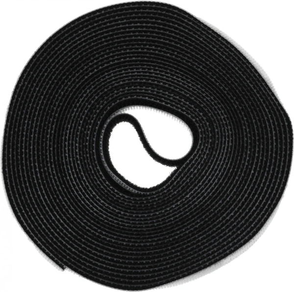 Хомут-липучка Hyperline WASNR-5X9-BK 5000x9мм (упак:1шт) полиамид черный