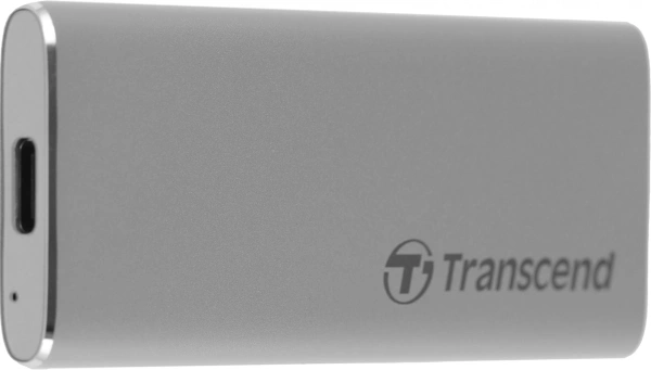 Накопитель SSD Transcend USB-C 500Gb TS500GESD260C серебристый
