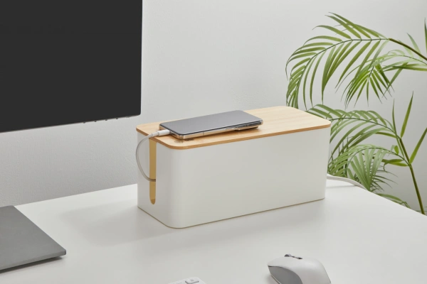 Органайзер Cactus CS-BOX-WH белый/бамбук