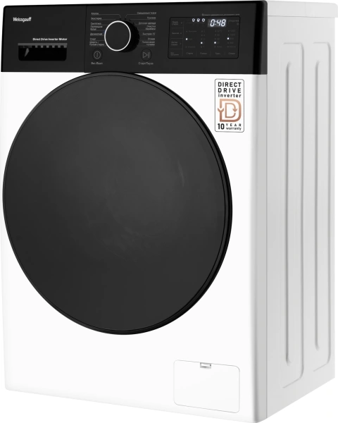Стиральная машина Weissgauff WM 4926 Direct Drive Inverter класс: A+++ загр.фронтальная макс.:6кг белый инвертер