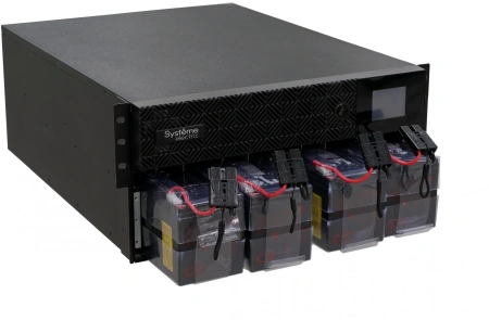 Источник бесперебойного питания Systeme Electriс SRT SRTSE5KRTXLIEC-NC 5000Вт 5000ВА черный