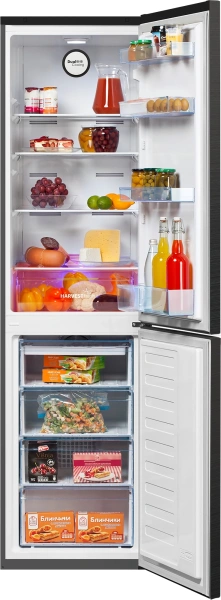 Холодильник Beko B3R0CNK332HXBR 2-хкамерн. черный сапфир