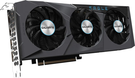 Видеокарта Gigabyte PCI-E 4.0 GV-R66EAGLE-8GD AMD Radeon RX 6600 8192Mb 128 GDDR6 2044/14000 HDMIx2 DPx2 HDCP Ret