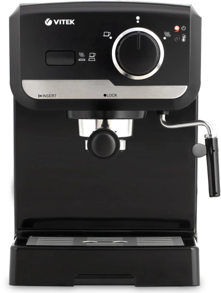 Кофеварка рожковая Vitek VT-1502 1050Вт черный