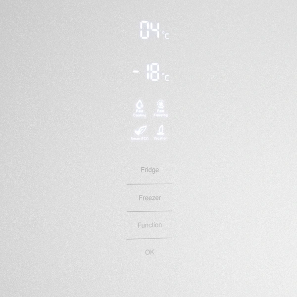 Холодильник Maunfeld MFF185NFW белый (двухкамерный)