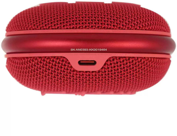 Колонка порт. JBL Clip 4 красный 5W 1.0 BT 15м 500mAh (JBLCLIP4RED)