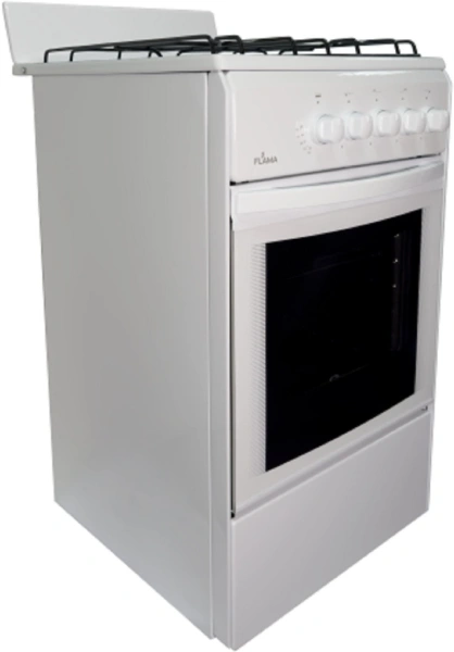 Плита Газовая Flama RG 24011 W белый реш.сталь