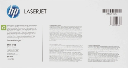 Картридж лазерный HP 89A CF289A черный (5000стр.) для HP LJ M507/MFP M528