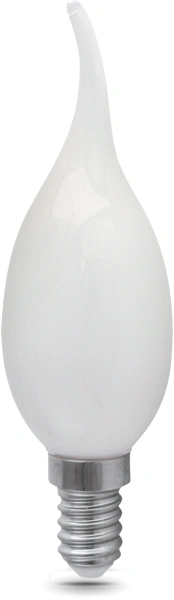 Лампа филам. Gauss Filament 5Вт цок.:E14 (упак.:10шт) свеча 220B св.свеч.бел.нейт. (104201205)