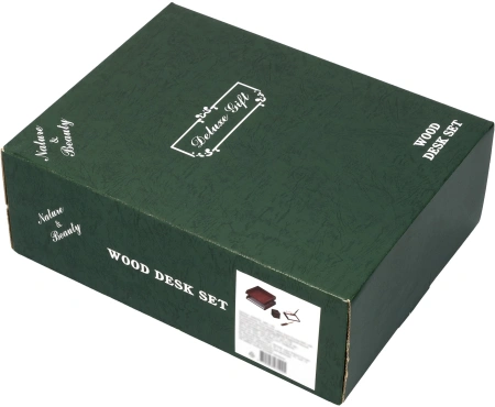 Настольный набор Good Sunrise M4C-10A (4 предмета) красное дерево дерево бордовый/черный