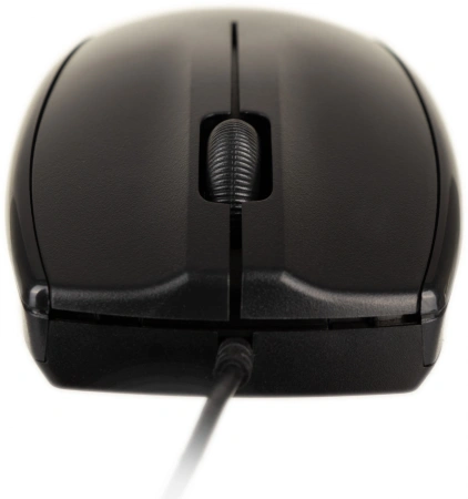 Мышь Оклик 185V2 черный оптическая (1200dpi) USB для ноутбука (3but)