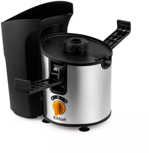 Соковыжималка центробежная Kitfort КТ-1138 800Вт рез.сок.:1000мл. черный/нержавеющая сталь