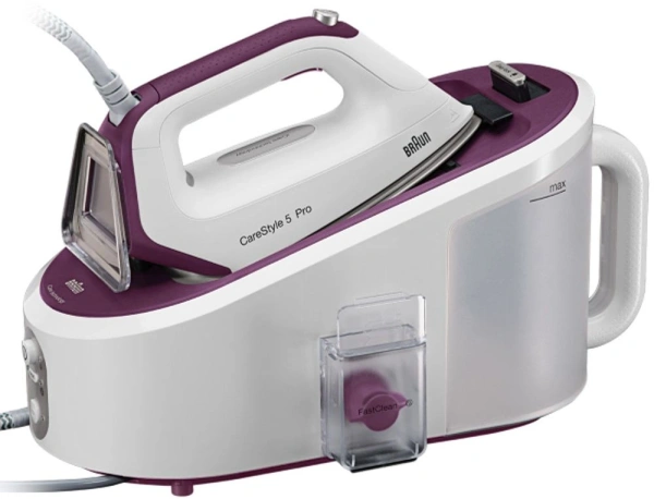 Парогенератор Braun IS5155WH 2400Вт белый/сиреневый