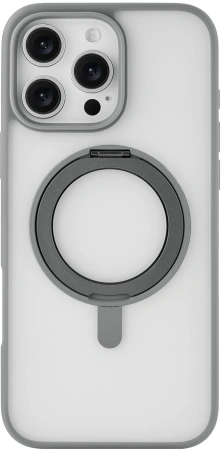 Чехол (клип-кейс) uBear для Apple iPhone 16 Pro Max Clip 360 with MagSafe серый (CS442GR69PRG-I24M)