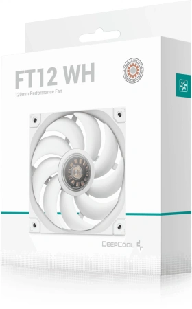 Вентилятор для корпуса Deepcool FT12 120х120x25 белый 4-pin 32дБ (R-FT12-WHWPN1-G) Ret