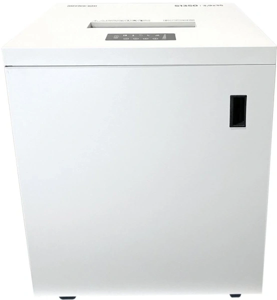Шредер Office Kit S1650 3,9х35 белый (секр.P-4)/фрагменты/35лист./165лтр./скрепки/скобы/пл.карты/CD