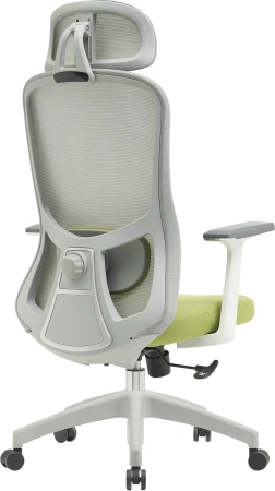 Кресло Cactus CS-GMC515-GYGN серый сиденье салатовый сетка/ткань с подголов. крестов. пластик пластик серый