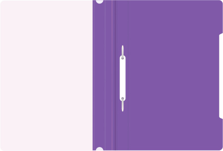 Папка-скоросшиватель Бюрократ -PS20VIO A4 прозрач.верх.лист пластик фиолетовый 0.12/0.16