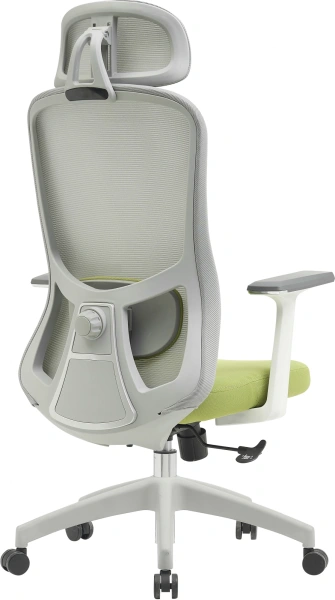 Кресло Cactus CS-GMC515-GYGN серый сиденье салатовый сетка/ткань с подголов. крестов. пластик пластик серый