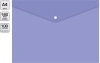 Конверт на кнопке Бюрократ Pastel -PKPAST/VIO A4 пластик 0.18мм фиолетовый