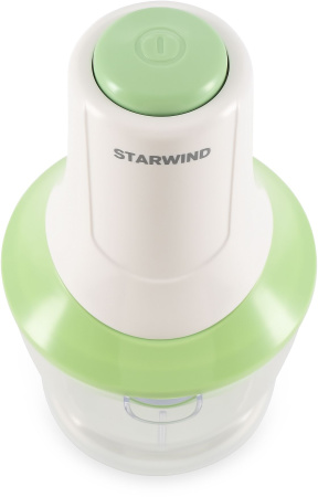 Измельчитель электрический Starwind SCP2010 1л. 300Вт белый/зеленый