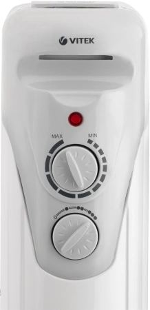 Радиатор масляный Vitek VT-1708 1500Вт белый