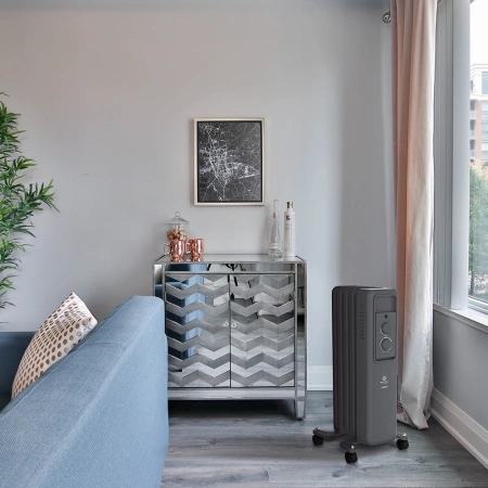 Радиатор масляный Royal Clima Ardea ROR-AR5-1000M 1000Вт графитовый/черный