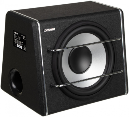 Сабвуфер автомобильный Digma DCS-120 300Вт активный (30см/12")