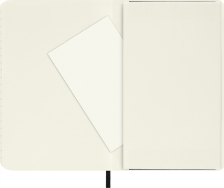 Блокнот Moleskine CLASSIC SOFT QP611 Pocket 90x140мм 192стр. линейка мягкая обложка черный