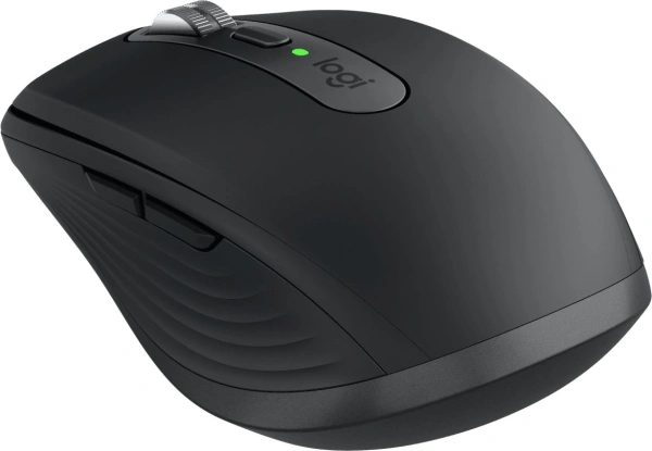 Мышь Logitech MX Anywhere 3S графитовый оптическая 8000dpi silent беспров. BT/Radio USB для ноутбука 5but (910-006938)