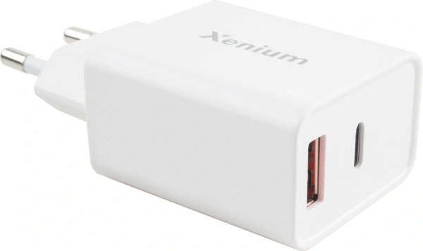 Сетевое зар./устр. Xenium X252 25W 3A+2A USB/USB Type-C универсальное белый (CCX252CW/00)