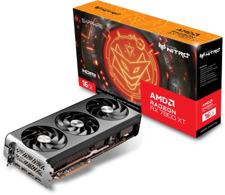 Видеокарта Sapphire PCI-E 4.0 11330-01-20G NITRO+ RX 7800 XT GAMING OC AMD RX7800XT 16Gb 256bit GDDR