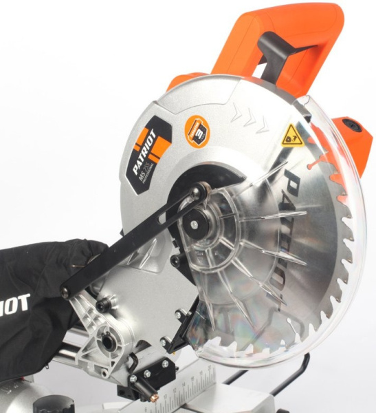 Торцовочная пила Patriot MS 255 1800Вт 5000об/мин d=255мм