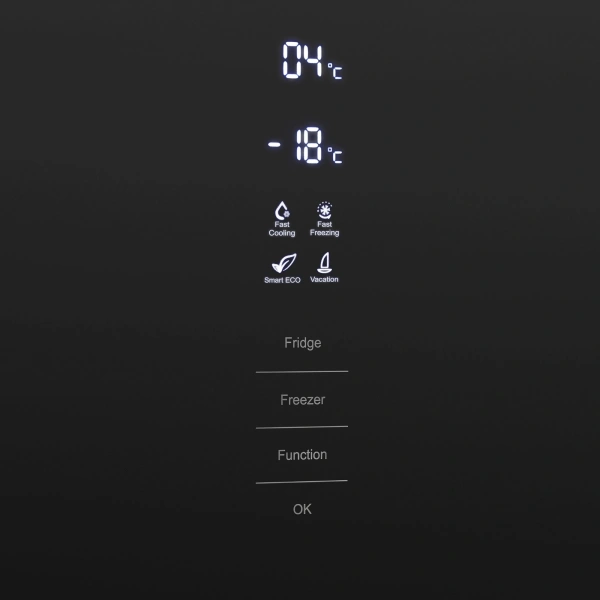 Холодильник Maunfeld MFF185NFB черный (двухкамерный)