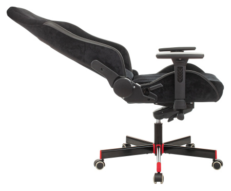 Кресло игровое A4Tech Bloody GC-450 черный текстиль/эко.кожа с подголов. крестов. металл черный