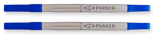 Стержень роллер Parker Quink Z01 (CW1950327) M 0.7мм синие чернила блистер (2шт)