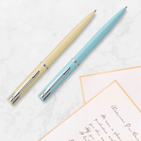 Ручка шариков. Waterman Graduate Allure Pastel Colors (2105224) Baby Blue Lacquer M син. черн. подар.кор.
