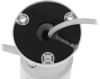 Камера видеонаблюдения IP Dahua DH-IPC-HFW1430DSP-SAW-0360B Wi-Fi 2.8-3.6мм цв. корп.:белый/черный