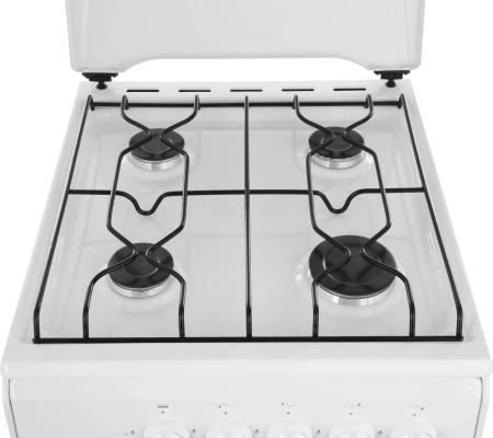 Плита Газовая Flama RG 24022 W белый реш.сталь