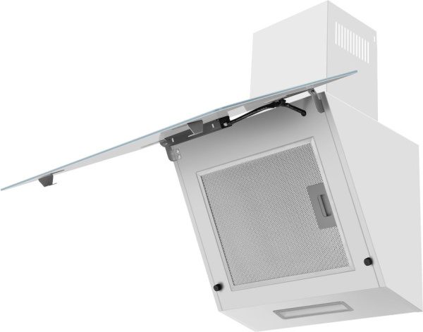 Вытяжка каминная Maunfeld Astro 60 белый/белое стекло управление: сенсорное