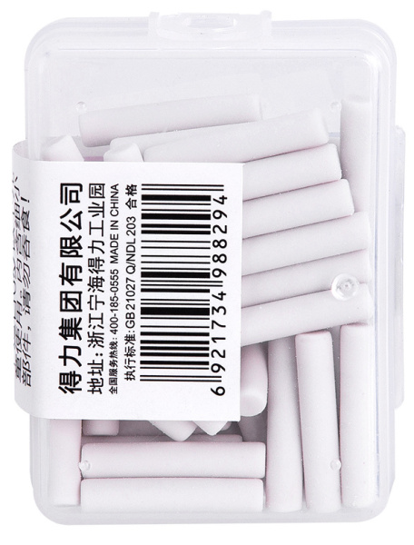 Набор ластиков Deli 71074 цилиндр ассорти пласт.туб. (50шт)